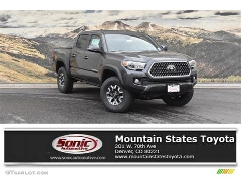 2019 Magnetic Gray Metallic Toyota Tacoma Trd Off Road Double Cab 4x4