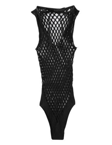 Us Womens Fishnet Bodystockings Lingerie Bodysuit Bodycon Babydoll