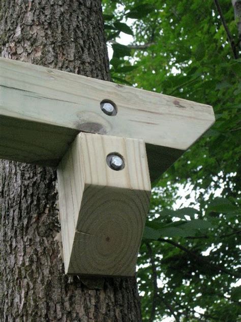 If you can find a spot where the support would held up by two branchs instead of just being naile d or bolted to the trees, that would be best. {enough swings for everyone} | Diy swing, Tree house plans ...