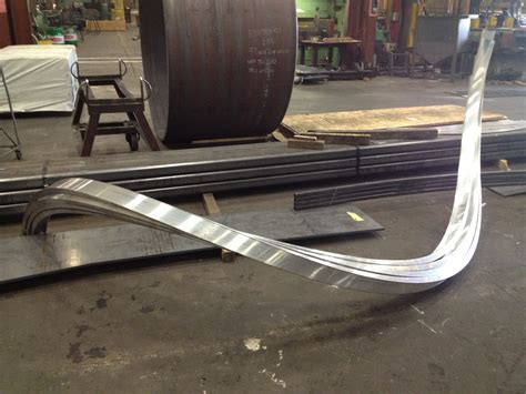 Curved Aluminum Channel Steel Pipe And Plate Curved To Helix The