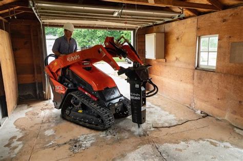 Kubota Scl1000 Stand On Track Loader Gets Line Of Attachments Ope