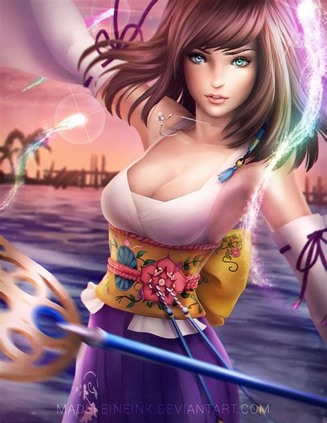 Yuna Final Fantasy X And Etc Drawn By Madeleineink