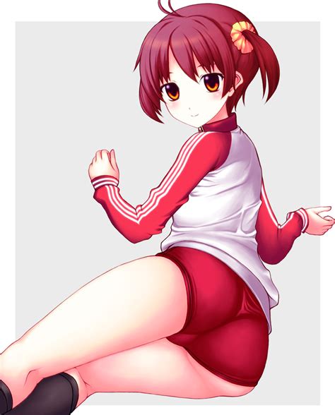 Neuron Exceed Isshiki Akane Vividred Operation 1girl Ass Blush Brown Eyes Buruma Gym