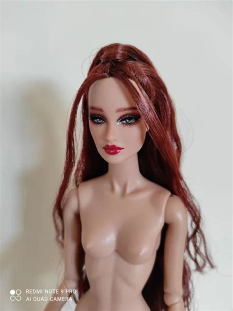 Fashion Royalty Anja Repaint Reroot Nuda Nude Naked Doll Integrity Toys Eur Picclick It