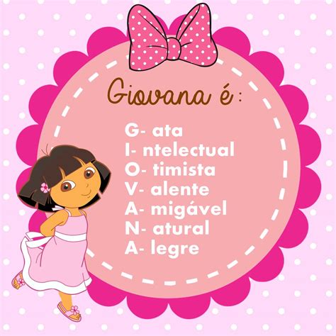 Apelidos Para O Nome Giovanna