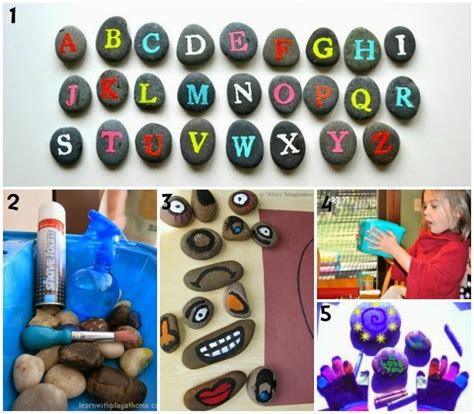 Learn With Play At Home 10 Activities Using Rocksstones