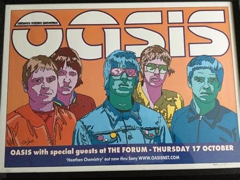 Oasis Poster From 2002 Oasis