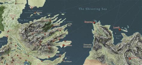 The Stunning Cartography Of Westeros Geek And Sundry