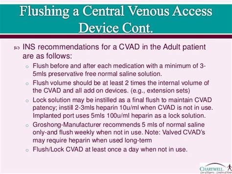 2 Central Venous Access Devices Cvads