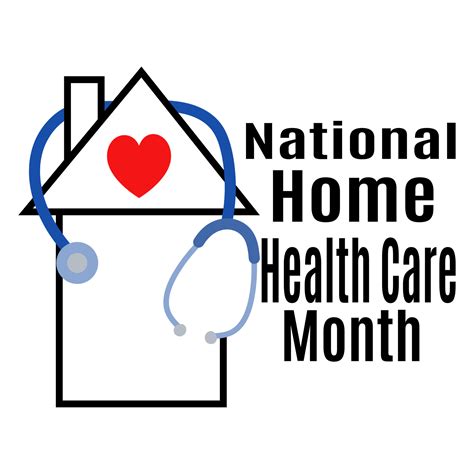 National Home Health Care Month, idea for a poster, banner, flyer or