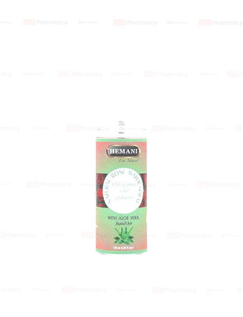 Hemani Rose Water With Aloe Vera Spray 120ml — Alkhaleej Pharmacy