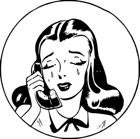 Clipart telephone woman phone, Clipart telephone woman phone Transparent FREE for download on ...