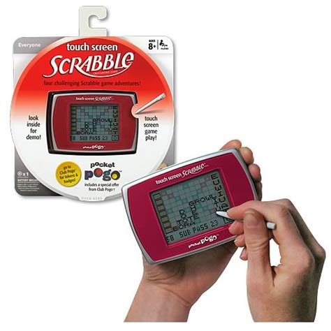 Scrabble Touch Screen Pocket Pogo Game Entertainment Earth