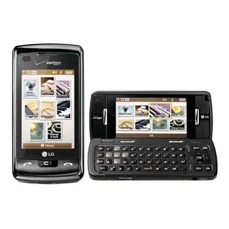 Lg Env Touch Vx11000 Black Silver Verizon Cellular Phone For Sale