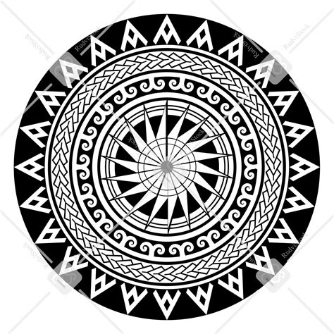 Polynesian Circle Tattoo In 2021 Circle Tattoo Polynesian Tattoo