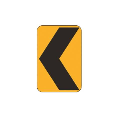 Chevron Left Sign W1 8l Traffic Safety Supply Company