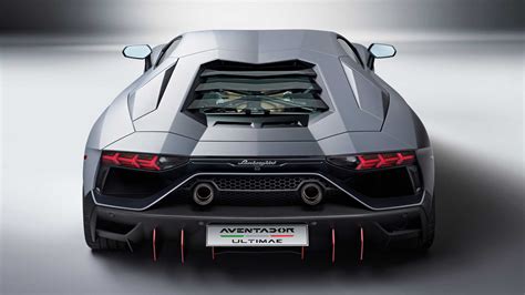 Lamborghini Confirms Aventador Ultimae Is Its Last Pure V12 Car
