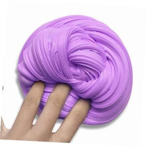 Purple Fluffy Floam Slime Goo Putty Toy 50g Anti Stress Relaxing Asmr