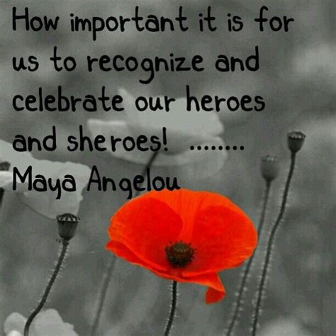 How Important It Is For Us To Recognize And Celebrate Our Heroes And