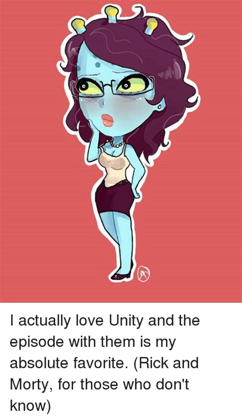 I Actually Love Unity And The Episode With Them Is My Absolute Favorite
