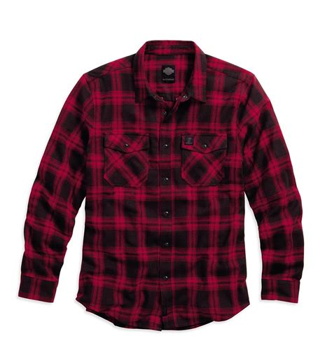 These are the best places to get one and the sharpest contemporary thinking on plaid tends to lie in one of two camps: Harley-Davidson Mens Red Plaid Cotton Flannel Shirt