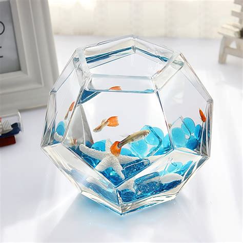 Small Betta Fish Tank Mini Desktop Creative Fish Tank Acrylic