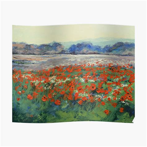 Poppies In Flanders Fields Poster By Michaelcreese Redbubble