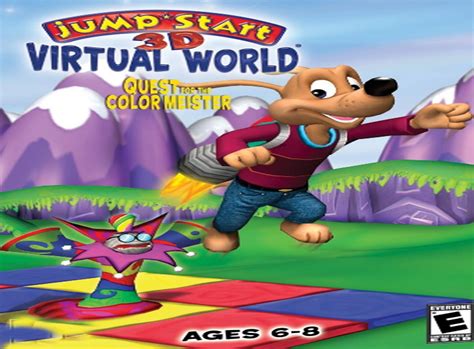 Jumpstart 3d Virtual World The Quest For The Color Meister Old Games