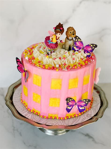 Fancy Nancy Cake Disney Birthday Cakes Cake 7th Birthday Cakes