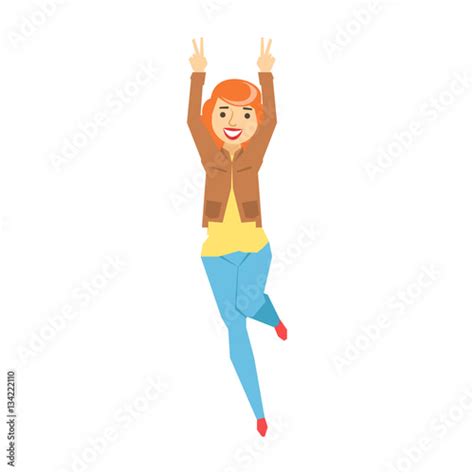 Redhead Chubby Woman Dancingpart Of Funny Drunk People Having Fun At