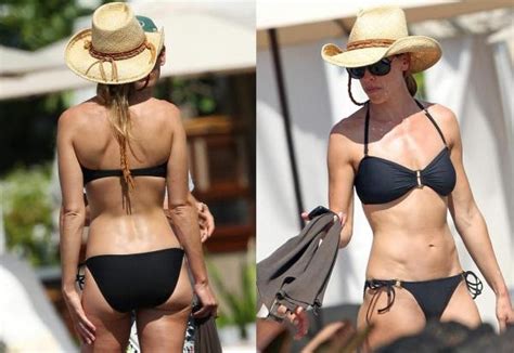 Bikini Celebrities Hilary Swank In A Bikini In Hawaii Aug