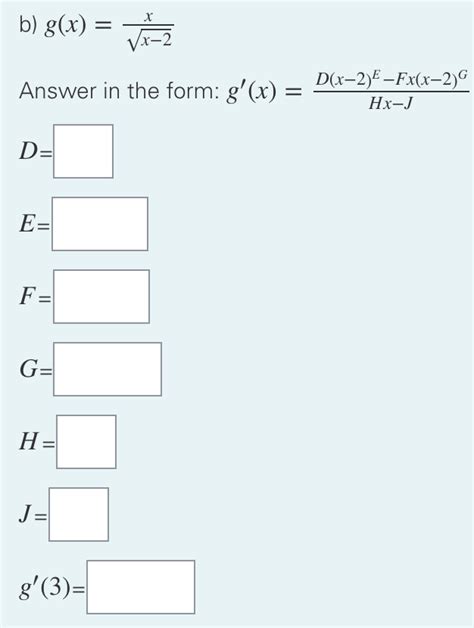 Solved X B Gx Vx 2 Answer In The Form Gx Dx 2