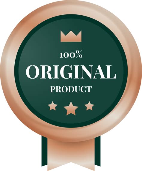 Free 100 Procent Origineel Product Insigne Etiket 15153255 Png With