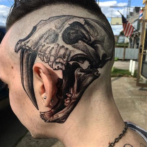 We are home to some of the best tattooers around, in one of the most unique + eccentric shops charmed life tattoo has been tattooing the greater lexington area since 1999. Skull on a skull. Tattoo by @wesmeek . Want a gnarly head tattoo? Call the shop at 859-266-4187 ...