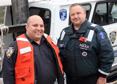 Nypd Nypd Harbor Cops Save Man Who Jumped From Brooklyn