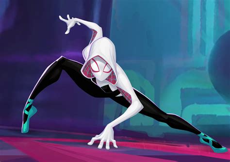 Gwen Stacy In Spiderman Into The Spider Verse Wallpaperhd Superheroes