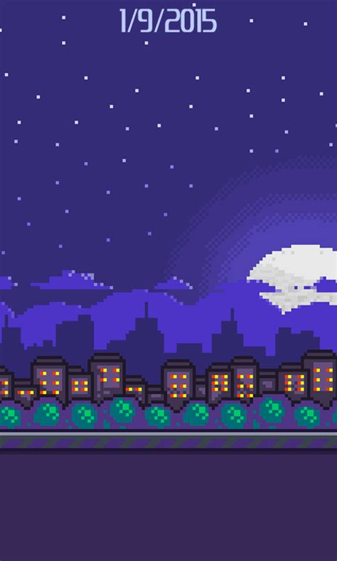 Flappy Bird Night Background By Segathi On Newgrounds