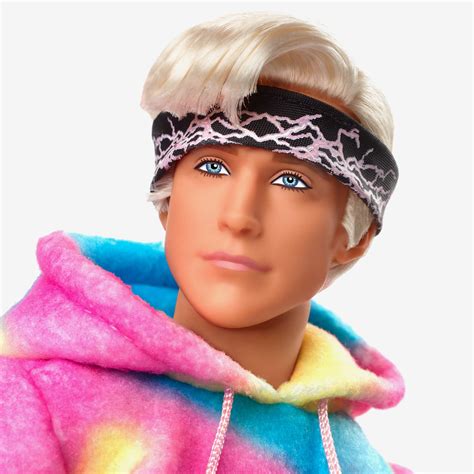 ken doll wearing “i am kenough” hoodie barbie the movie mattel creations