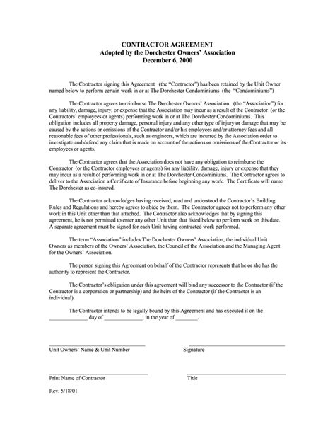 Printable Cleaning Contract Template Customize And Print