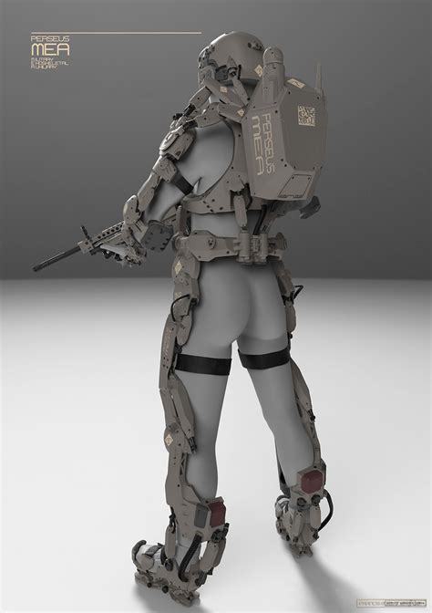 Futuristic Armour Exosuit Armor Concept