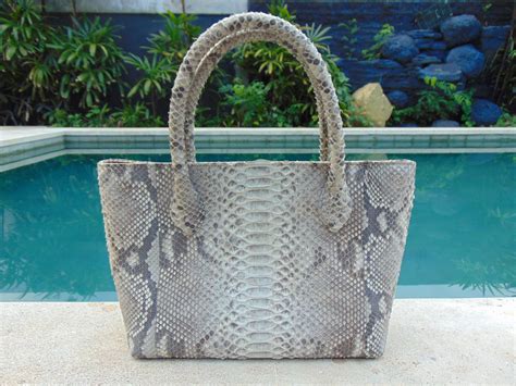 Snake Skin Handbag Snake Skin Bag Python Bags Handmade Handbags How