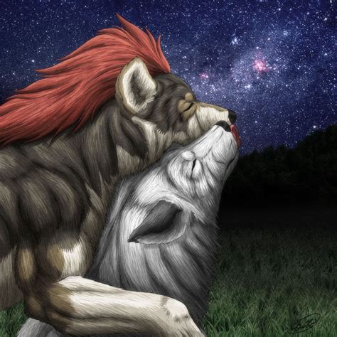 Wolfs Hug By Sheltiewolf On Deviantart Wolf Pictures Anime Wolf