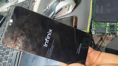 Infinix HOT I X B Jumping To Brom With Test Point FRP Or Flash Fix Infinix X B Test