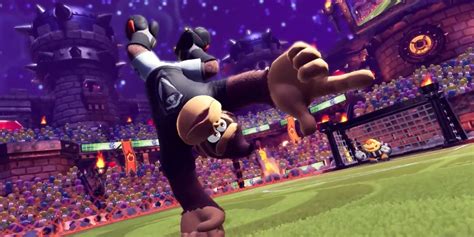 Donkey Kongs Victory Animation In Mario Strikers Battle League Is