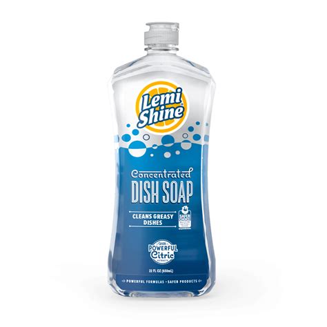 Lemi Shine Dish Soap, Natural Lemon Scent, 22 oz - Walmart.com ...