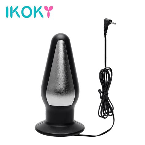 Buy Ikoky Electric Shock Big Butt Plug Anal Vaginal