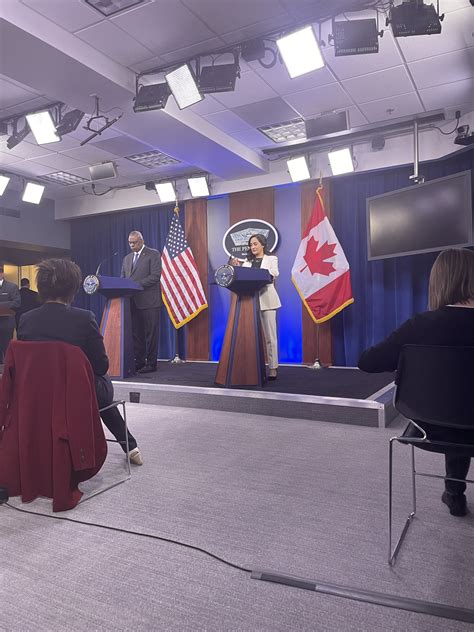 Idrees Ali On Twitter Us Defense Secretary Austin Holds A Presser With His Canadian