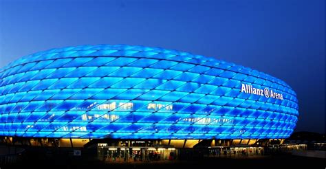 The allianz arena is popularly known with the nickname schlauchboot(english: 1860 Munich's Allianz Arena contract cancelled by Bayern - BeSoccer