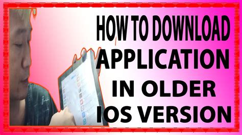 How To Download Application In Older Ios Version Youtube