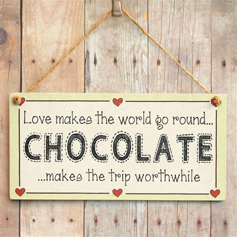 Love Makes The World Go Round Chocolateworth While Girly Kitchen